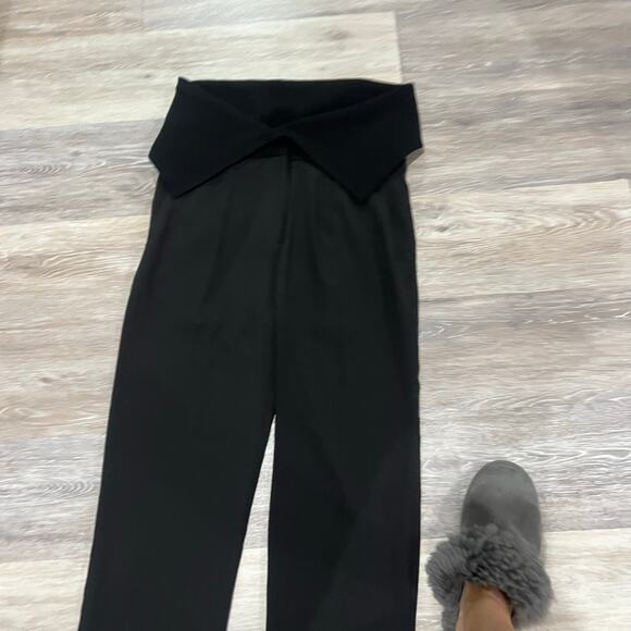 Celine Black High Waisted Trousers Size 42 - Picture 3 of 10